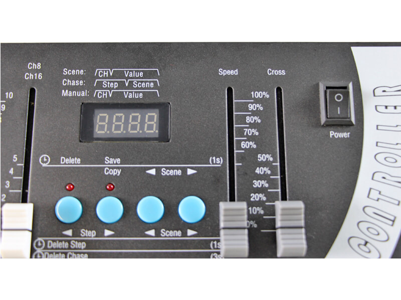 Controlador DMX-512 de 192CH
