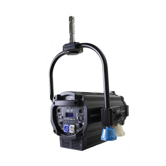 Luz continua LED Fresnel bicolor operada por poste de 500 W