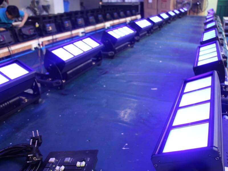 Luz de ciclorama LED de alta potencia 300W 7 colores